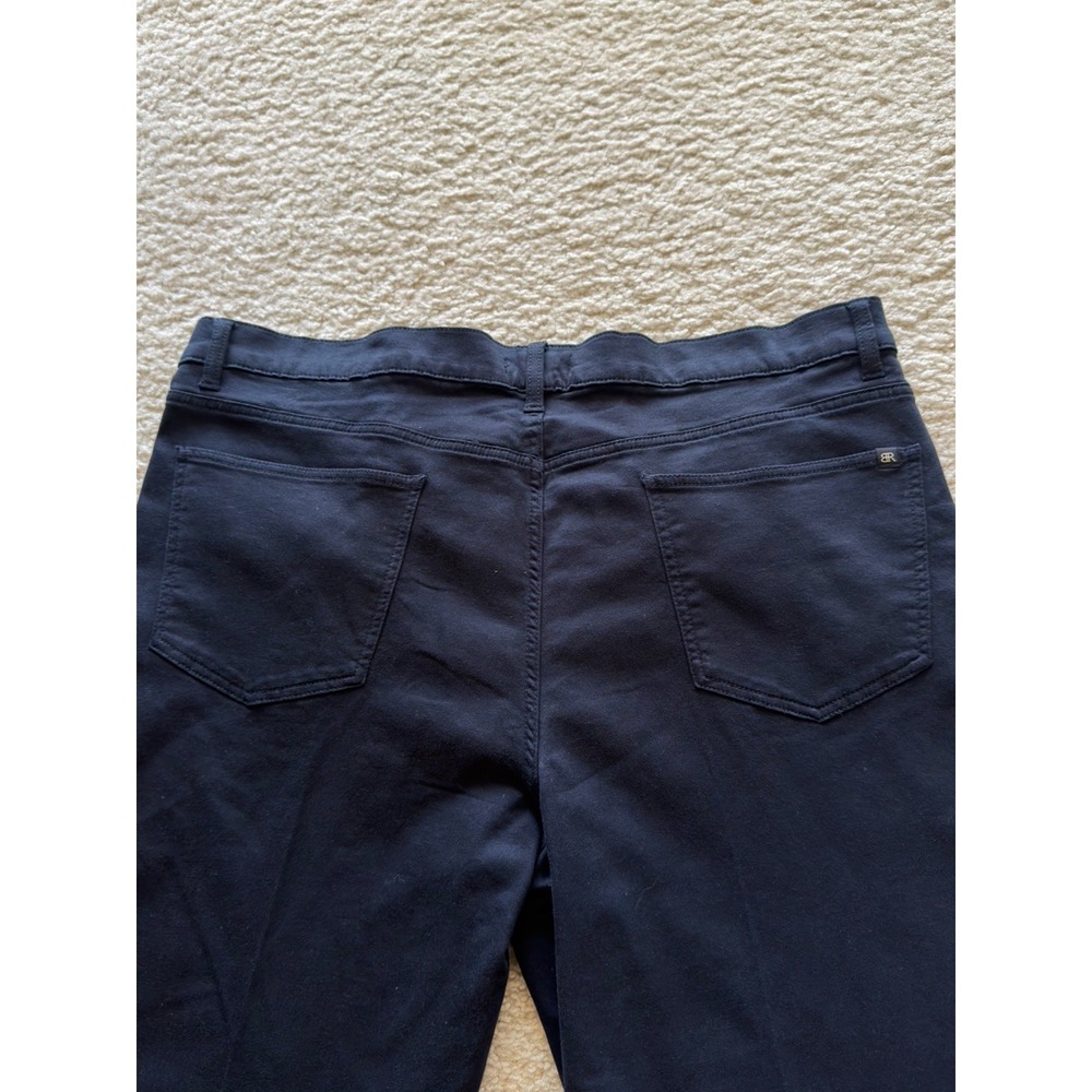 Banana Republic Soft Cotton Blend Casual Black Pants Men Size 40/30 Straight Leg - Picture 6 of 10